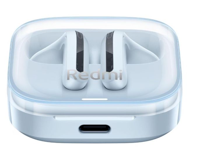Bluetooth-гарнітура Xiaomi Redmi Buds 6 Active Transparent Blue (BHR8394GL)