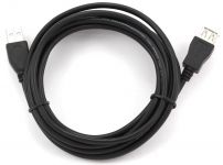 Кабель Cablexpert USB - USB V 2.0 (M/F), подовжувач, 1.8 м, чорний (CCP-USB2-AMAF-6)
