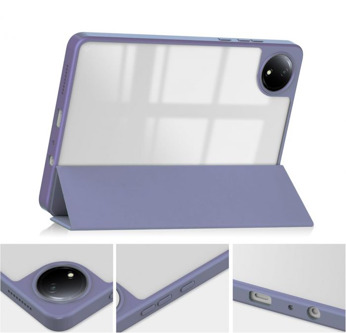 Чохол-книжка BeCover Soft Edge TPU для Xiaomi Redmi Pad SE 8.7 Purple (712571)