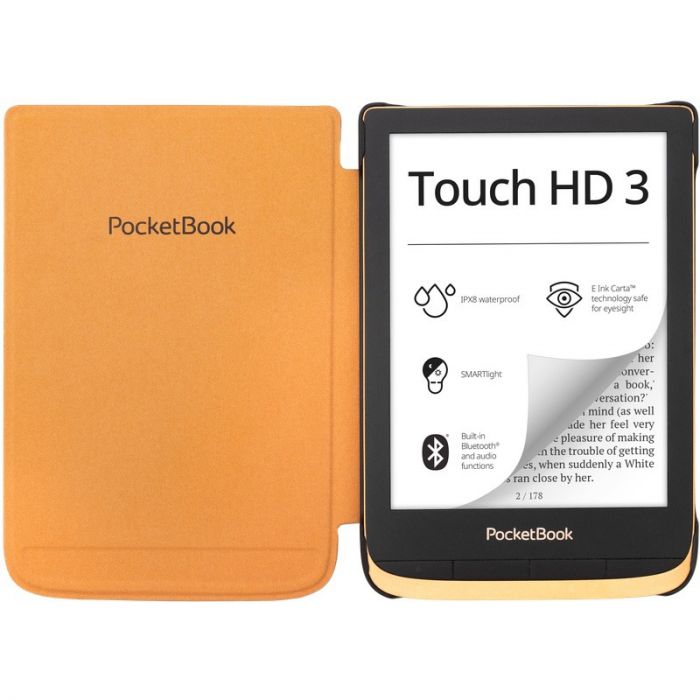 Чохол-книжка PocketBook Shell Cover для PocketBook 6" PB616/627/632 Brown (WPUC-627-S-LB)