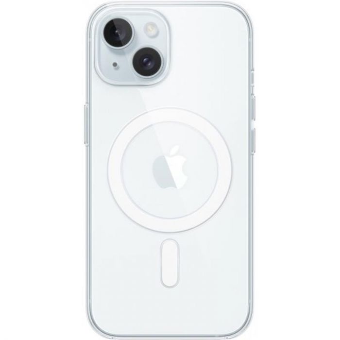 Чохол-накладка Apple Clear Case with MagSafe для Apple iPhone 15 Clear (MT203)
