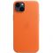 Чохол-накладка Apple Leather Case with MagSafe для Apple iPhone 14 Plus Orange (MPPF3)