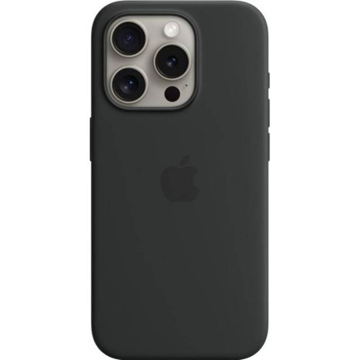 Чохол-накладка Apple Silicone Case with MagSafe для Apple iPhone 15 Pro Black (MT1A3)