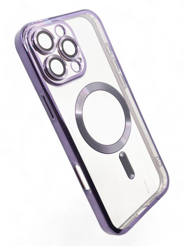 Чохол-накладка BeCover TPU Chrome Case MagSafe для Apple iPhone 16 Pro Purple (712084)