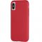Чохол-накладка Case-Mate Barely There Leather для Apple iPhone X / iPhone XS Red (CM037748)