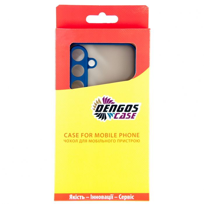 Чохол-накладка Dengos Matt для Samsung Galaxy S25+ SM-S936 Blue (DG-TPU-MATT-163)