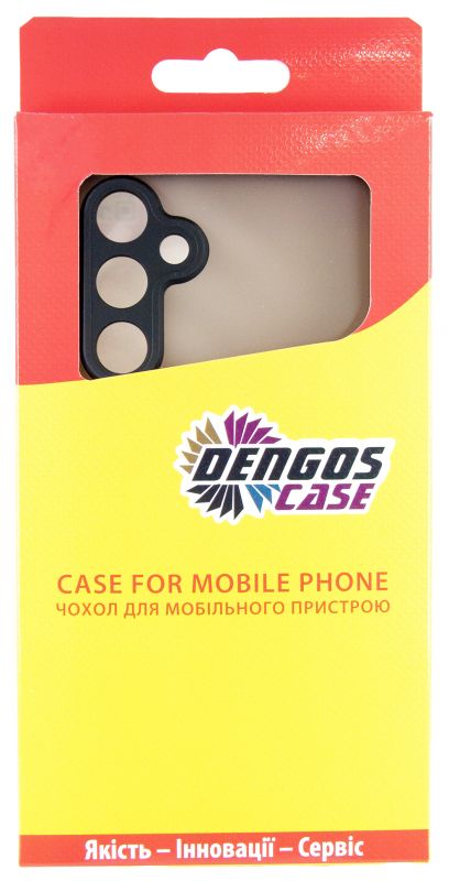 Чохол-накладка Dengos Matt для Samsung Galaxy A16 5G SM-A166 Black (DG-TPU-MATT-158)