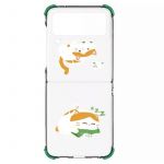 Чохол-накладка Samsung Cat Catching Fish Case для Samsung Galaxy Flip 4 SM-F721 Transparent (GP-FPF721HIAWW)