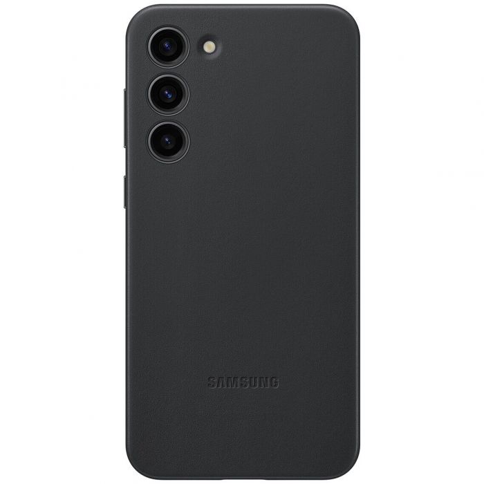 Чохол-накладка Samsung Leather Cover для Samsung Galaxy S23 Plus SM-S916 Black (EF-VS916LBEGRU)