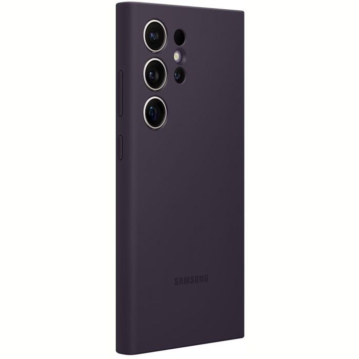 Чохол-накладка Samsung Silicone Cover для Samsung Galaxy S24 Ultra SM-S928 Dark Violet (EF-PS928TEEGWW)