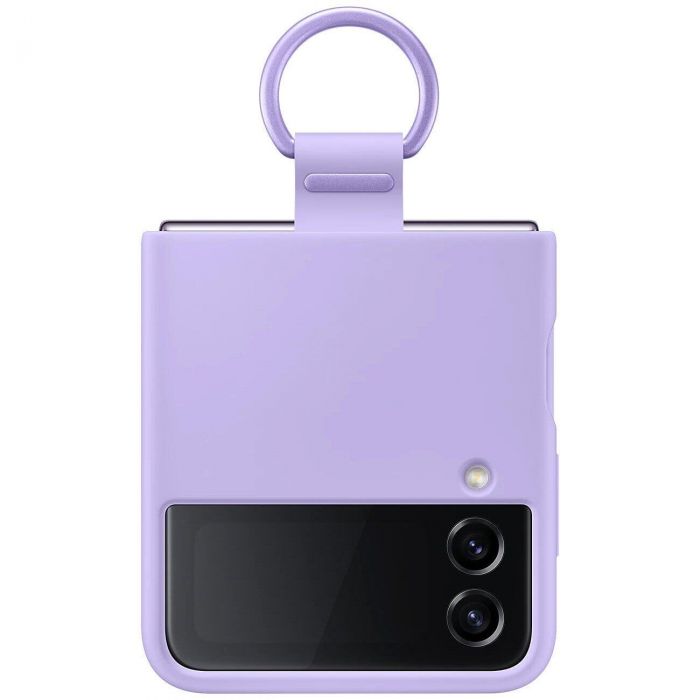Чохол-накладка Samsung Silicone Cover with Ring для Samsung Galaxy Flip 4 SM-F721 Lavender (EF-PF721TVEGUA)