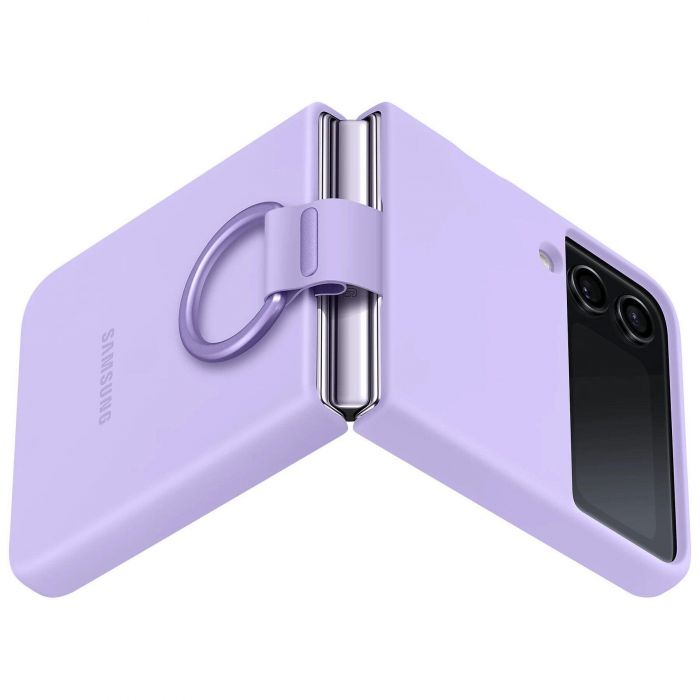 Чохол-накладка Samsung Silicone Cover with Ring для Samsung Galaxy Flip 4 SM-F721 Lavender (EF-PF721TVEGUA)