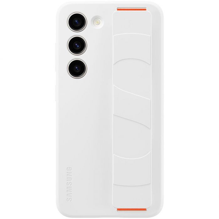 Чохол-накладка Samsung Silicone Grip Case для Samsung Galaxy S23 SM-S911 White (EF-GS911TWEGRU)