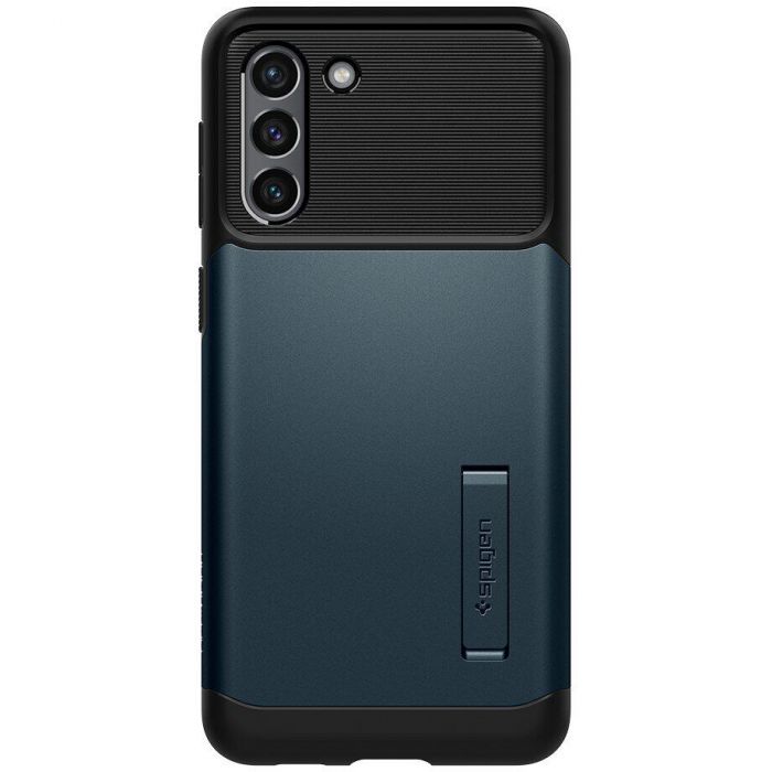 Чохол-накладка Spigen Slim Armor для Samsung Galaxy S21 SM-G991 Metal Slate (ACS02444)
