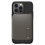 Чохол-накладка Spigen Slim Armor with MagFit для Apple iPhone 14 Pro Gunmetal (ACS04673)