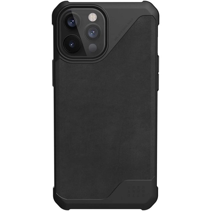 Чохол-накладка Urban Armor Gear Metropolis LT для Apple iPhone 12 Pro Max Leather Black (11236O118340)
