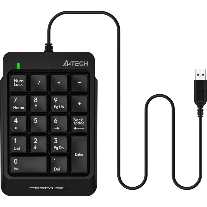 Цифровий клавiатурный блок A4Tech FK13P Black