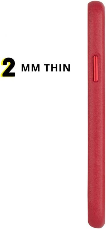 Чохол-накладка Case-Mate Barely There Leather для Apple iPhone X / iPhone XS Red (CM037748)