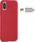 Чохол-накладка Case-Mate Barely There Leather для Apple iPhone X / iPhone XS Red (CM037748)