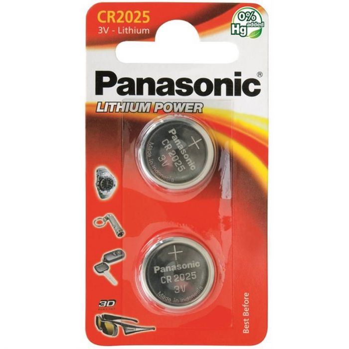 Батарейка Panasonic CR 2025 BL 2шт
