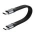 Кабель Cabletime USB Type-C - USB Type-C (M/M) PD 240W, 0.15 м, Black (CU45B)