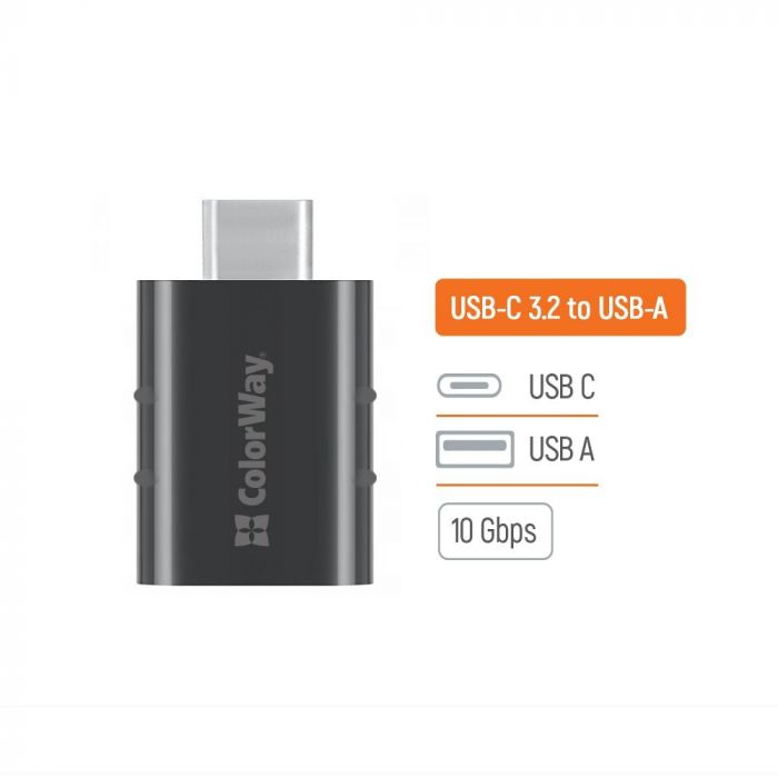 Адаптер ColorWay USB - USB-C 3.2 (CW-AD-AC3)