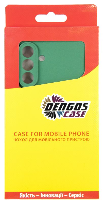 Чохол-накладка Dengos Soft для Samsung Galaxy A26 SM-A266 Mint (DG-KM-139) + захисне скло