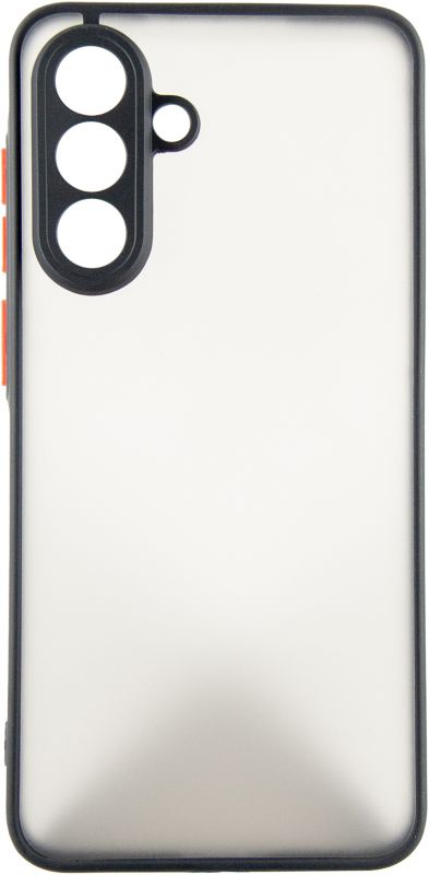 Чохол-накладка Dengos для Samsung Galaxy A36 SM-A366 Black Full Glue (DG-KM-145) + захисне скло