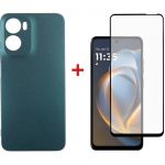 Чохол-накладка Dengos для Motorola G05 Green Full Glue (DG-KM-148) + захисне скло