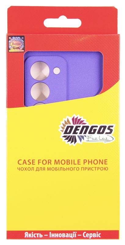 Чохол-накладка Dengos Carbon для Xiaomi Redmi 15 Purple (DG-TPU-CRBN-239)