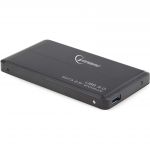 Зовнішня кишеня Gembird для підключення SATA HDD 2.5", USB 3.0, Black (EE2-U3S-2)