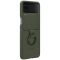 Чохол-накладка Samsung Silicone Cover with Ring для Samsung Galaxy Flip 4 SM-F721 Khaki (EF-PF721TGEGUA)