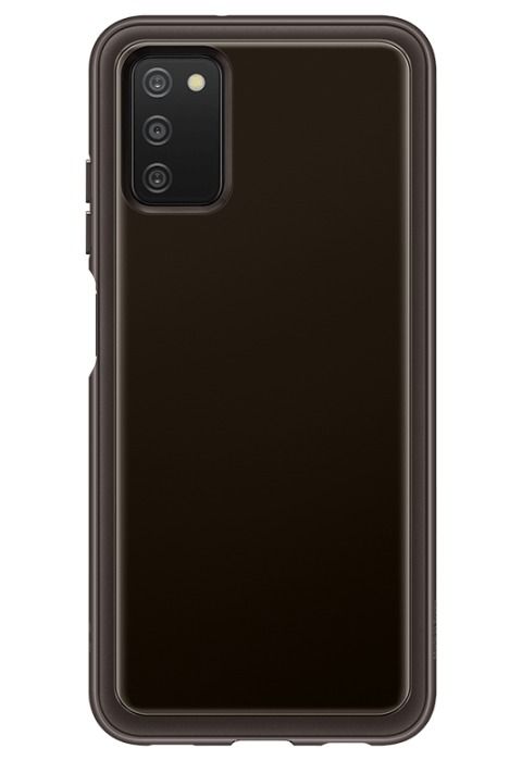 Чохол-накладка Samsung Soft Clear Cover для Samsung Galaxy A03s SM-A037 Black (EF-QA037TBEGRU)