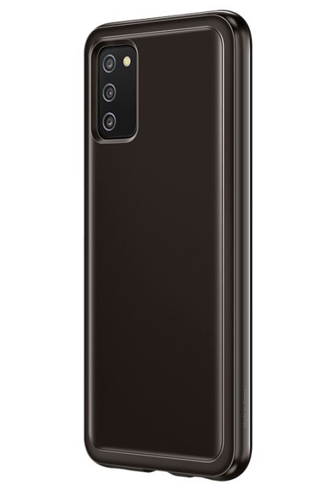 Чохол-накладка Samsung Soft Clear Cover для Samsung Galaxy A03s SM-A037 Black (EF-QA037TBEGRU)