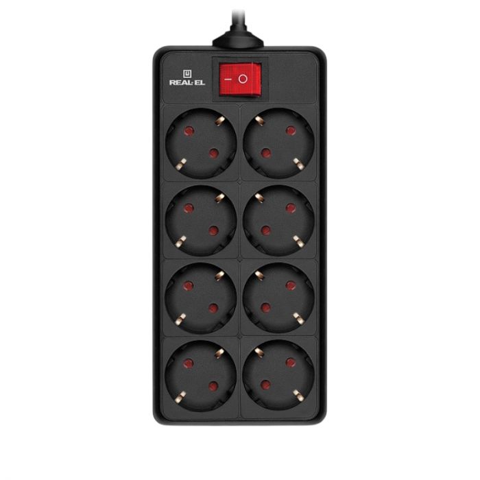 Фільтр живлення REAL-EL RS-8 Protect