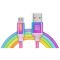 Кабель REAL-EL Premium USB - micro USB (M/M), 1 м, Rainbow (EL123500052)
