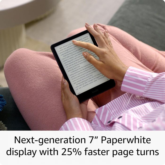 Електронна книга Amazon Kindle Paperwhite (12th Gen) Signature Edition (2024) SA569P 32GB Metallic Black_JP