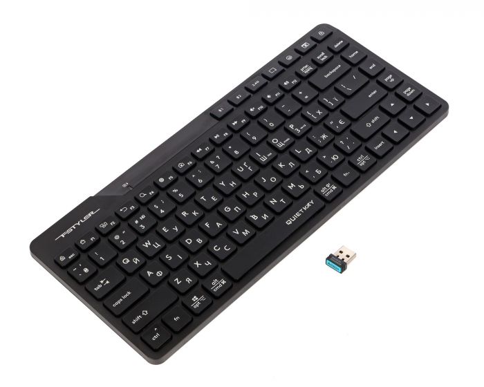 Клавіатура бездротова A4Tech FBK26C AS Black