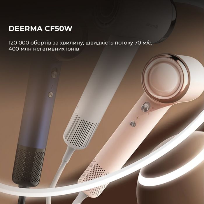 Фен Deerma DEM-CF50W Pink