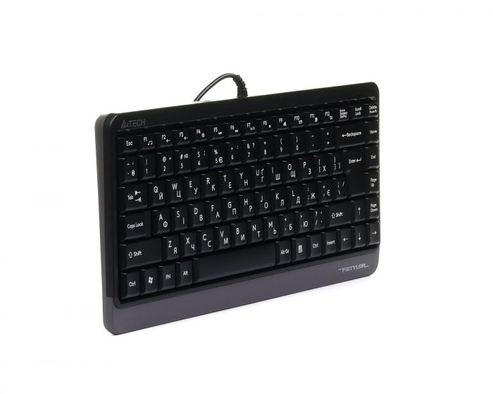 Клавіатура A4Tech FK11 Ukr Grey