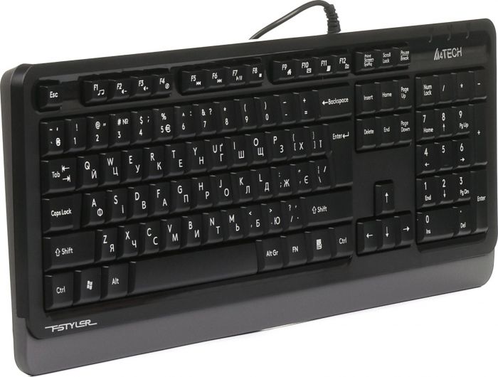 Клавіатура A4Tech Fstyler FKS10 Grey