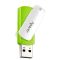 Флеш-накопичувач USB 32GB Apacer AH335 White/Green (AP32GAH335G-1)