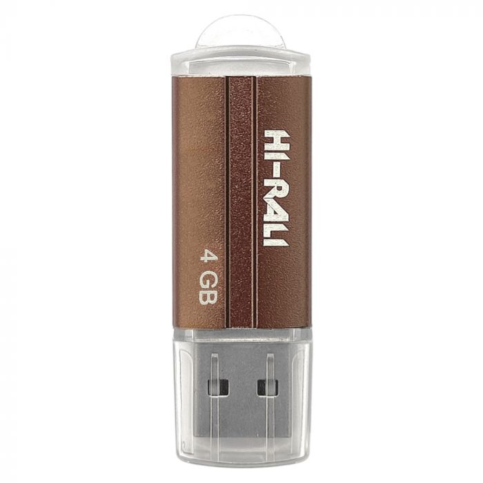 Флеш-накопичувач USB 4GB Hi-Rali Corsair Series Bronze (HI-4GBCORBR)