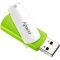 Флеш-накопичувач USB 64GB Apacer AH335 White/Green (AP64GAH335G-1)