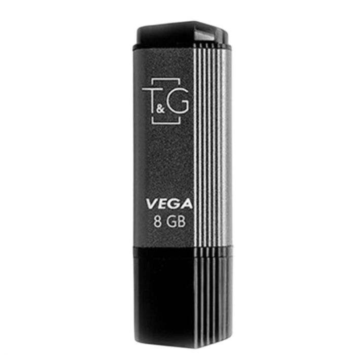 Флеш-накопичувач USB 8GB T&G 121 Vega Series Grey (TG121-8GBGY)
