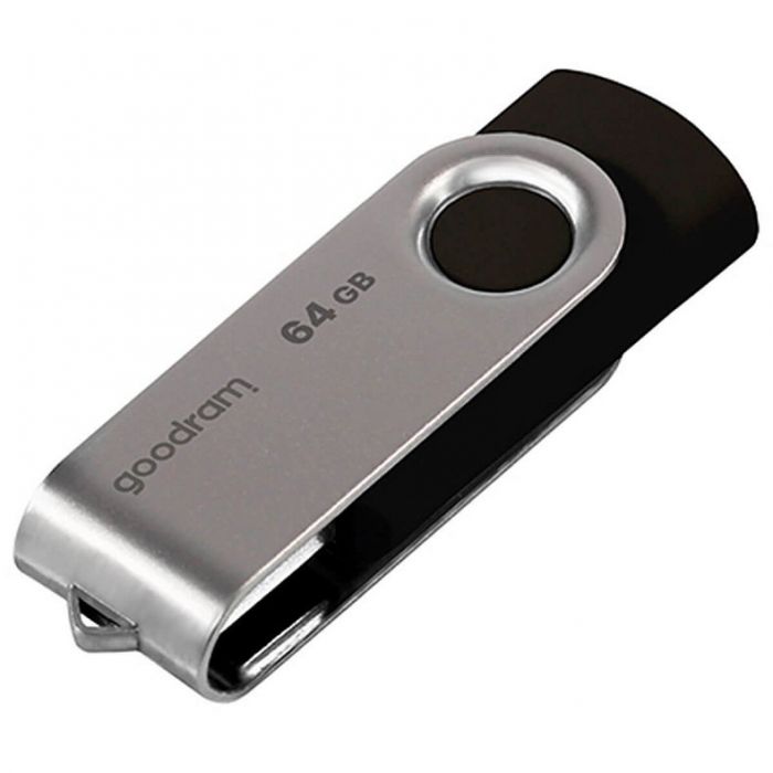 Флеш-накопичувач USB2.0 64GB GOODRAM UTS2 (Twister) Black (UTS2-0640K0R11)