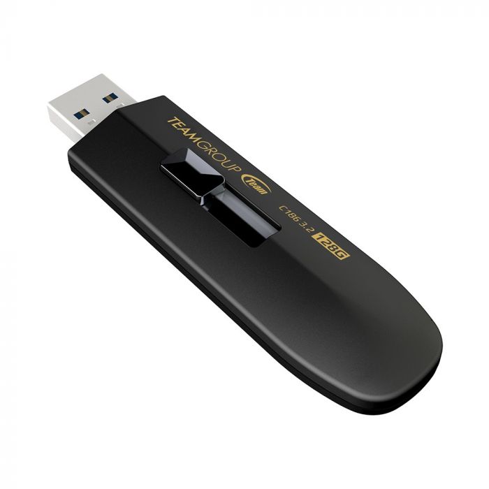 Флеш-накопичувач USB3.2 128GB Team C186 Black (TC1863128GB01)
