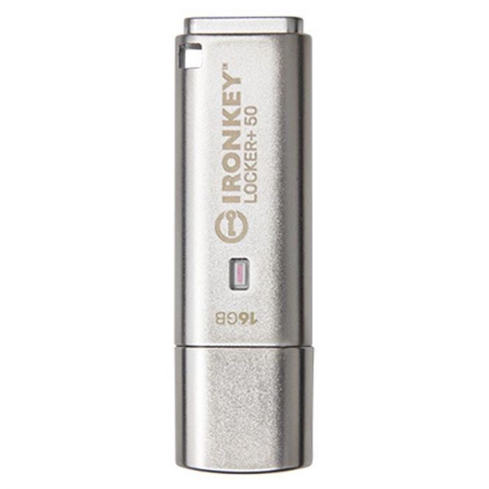 Флеш-накопичувач USB3.2 16GB Kingston IronKey Locker+ 50 (IKLP50/16GB)