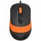 Миша A4Tech FM10S Orange/Black USB