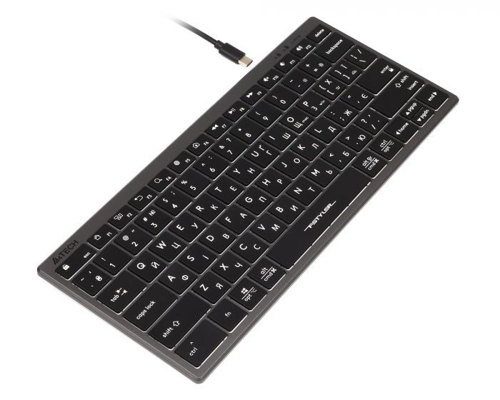 Клавіатура A4Tech Fstyler FX61 Grey